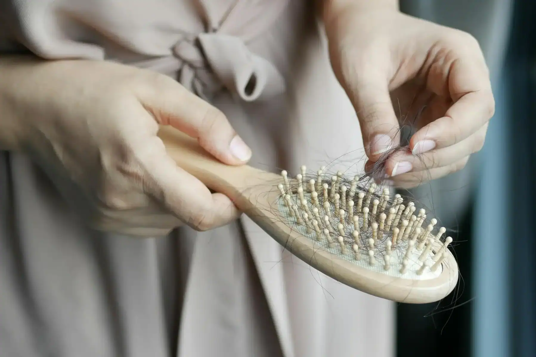 Hair loss and gut health